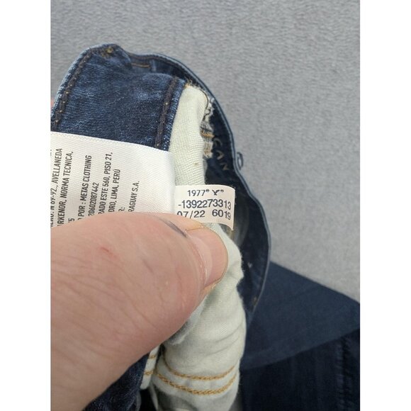 American Eagle Jeans Mens 32x34 Blue Original Bootcut AirFlex+ Stretch Denim - Picture 15 of 15